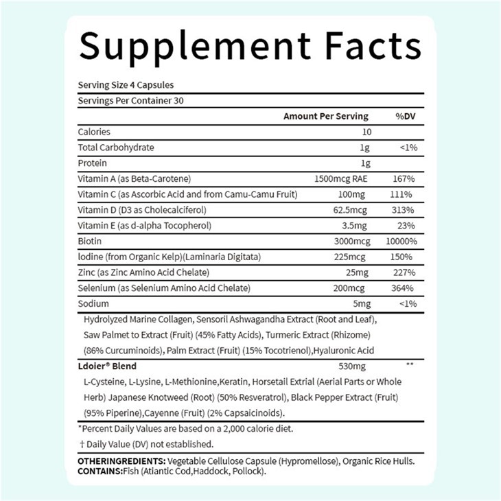 Women's Balance Hair Growth Nutraceutical Capsule