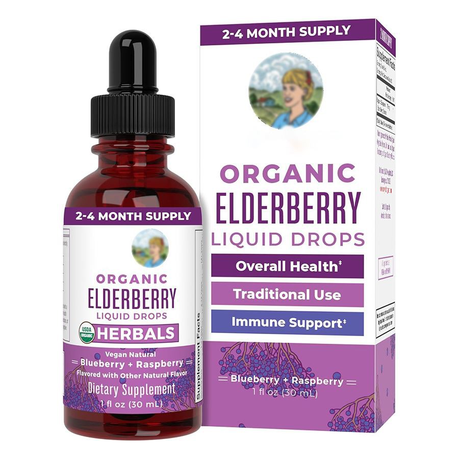 Chất lỏng elderberry hữu cơ làm giảm thuốc tiên hỗ trợ miễn dịch của thiên nhiên cho cả gia đình