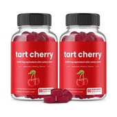 Tart Cherry & Celery Hạt giống Vegan Gummies Hỗ trợ tự nhiên cho phòng thủ chống oxy hóa Axit uric và Sức khỏe hàng ngày