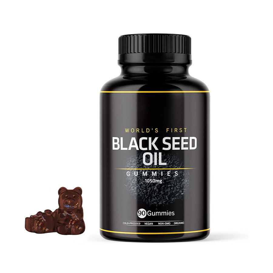 Hạt giống đen đầu tiên của thế giới Gummies Sức khỏe đa chiều của thiên nhiên hỗ trợ chống oxy hóa, tăng cường sức sống toàn diện